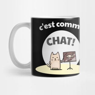 c'est comme chat! Mug